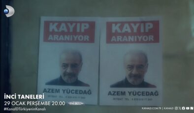 İnci Taneleri 45. Bölüm (yeni sezon) fragman: Kayıp aranıyor! Azem’e ne oldu?