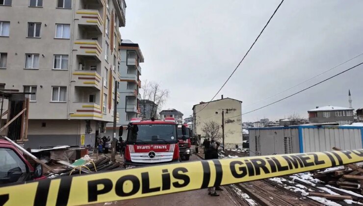 İstanbul’da 5 katlı binada yangın paniği: Mahsur kalan 12 kişi kurtarıldı!