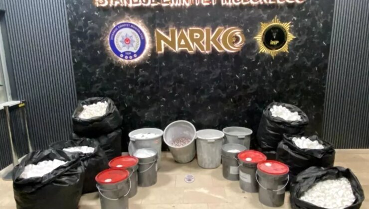 İstanbul’da 591 bin 250 adet sentetik ecza hapı ele geçirildi