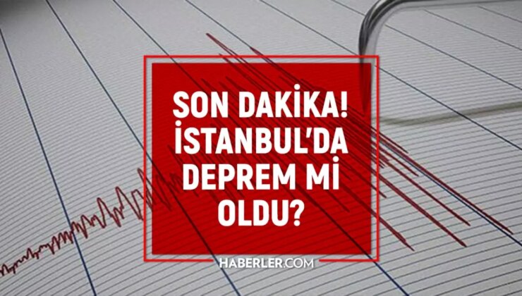 İstanbul’da deprem mi oldu? SON DAKİKA! 20 Ocak İstanbul’da az önce nerede deprem oldu?