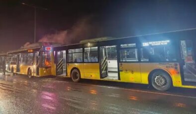 İstanbul’da feci kaza… 3 İETT otobüsü çarpıştı: Yaralılar var!