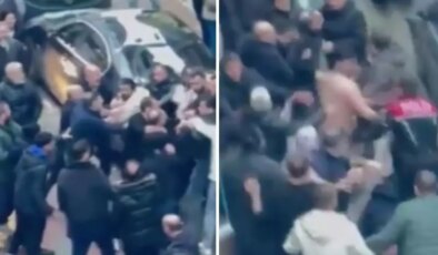 İstanbul’un göbeğinde park yeri için birbirlerine girdiler!