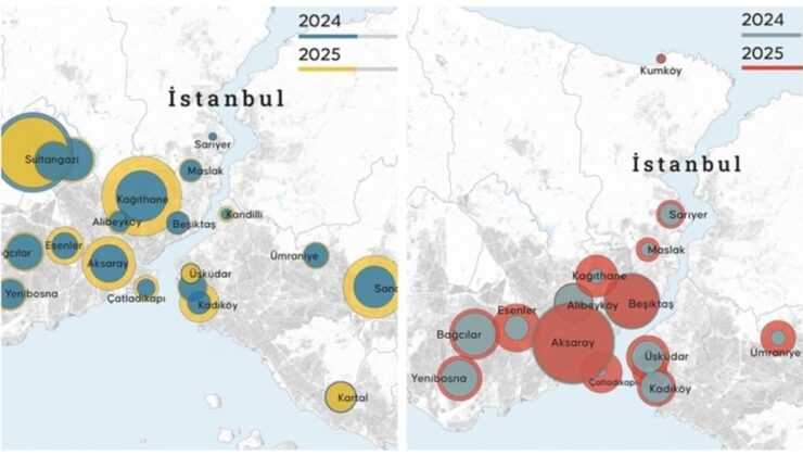 İstanbul’un hava kirliliği haritası açıklandı: En fazla hava kirliliği Kağıthane’de