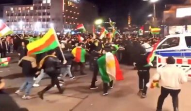 İsveç’te terör örgütü PKK destekçileri polisle çatıştı