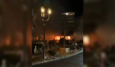 İsviçre’de 47 can alan yangının başladığı anın görüntüleri ortaya çıktı