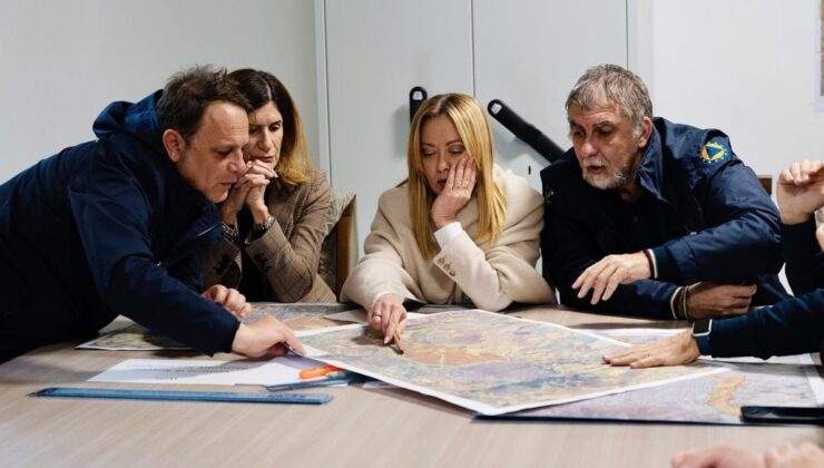 İtalya’da toprak kayması felaketinin vurduğu Niscemi ilçesine Başbakan Meloni’den ziyaret