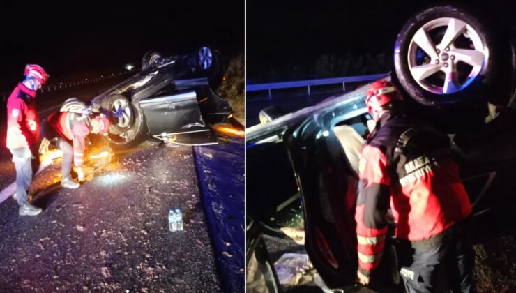 İzmir-İstanbul Otoyolu’nda kaza: Yaralılar var!