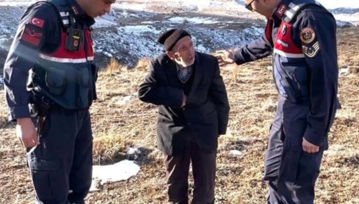 Jandarmanın bulduğu alzheimer hastası, ‘Ayaklarım çamur’ diye ekip aracına binmek istemedi