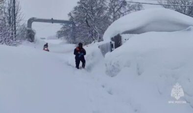 Kamçatka’da son 30 yılın en ağır kışı: Kar kalınlığı 1,5 metreyi aştı