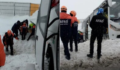 Kayseri’de feci kaza… Cenaze taşıyan minibüs devrildi: Yaralılar var!