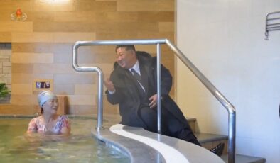 Kim Jong-un kaplıca denetledi