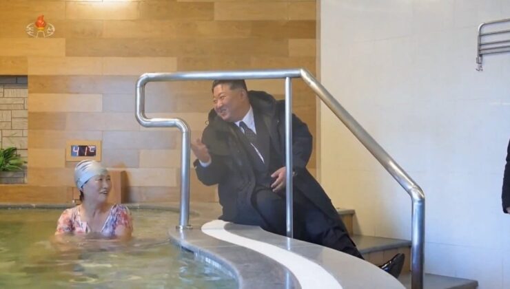 Kim Jong-un kaplıca denetledi