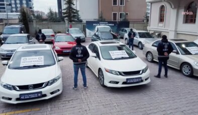 Konya’da operasyon: 115 adet ‘change araç’ ele geçirildi