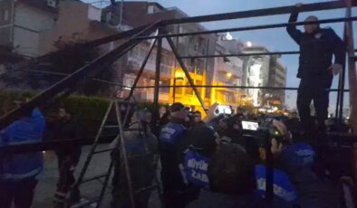 Kuşadası’nda ‘çadır’ kavgası