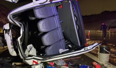 Kuzey Marmara Otoyolu’nda feci kaza: 11 yaralı var!