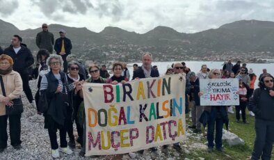 Marmaris Selimiye’de marina projesine tepki sürüyor