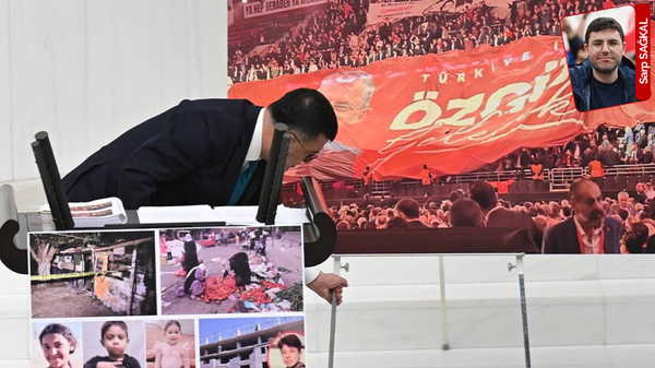 Meclis’ten ‘Özgür Gelecek’ pankartının sansürlenmesiyle ilgili açıklama: Sansür ‘netlik’ içinmiş!