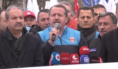 Memur-Sen, Hazine ve Maliye Bakanlığı önünde: Gelirde adalet, ücrette denge istiyoruz