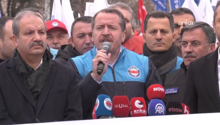 Memur-Sen, Hazine ve Maliye Bakanlığı önünde: Gelirde adalet, ücrette denge istiyoruz