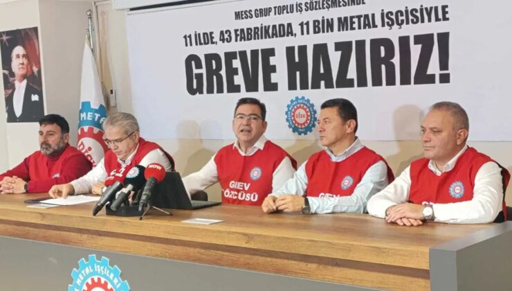 Metalde 43 fabrikada grev kararı: ‘Yurdun dört bir yanında metal işçilerinin haykırışına tanık olacaksınız’