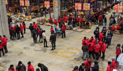 Migros depolarında iş bırakma: İşçiler yüzde 28 zamma karşı ayakta