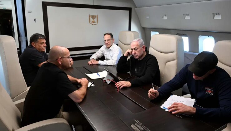 Netanyahu’nun uçağı ‘bilinmeyen bir noktaya’ götürüldü