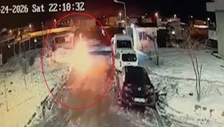 O anlar kamerada: Hakim ve savcı lojmanlarının yakınındaki siteye EYP atıldı