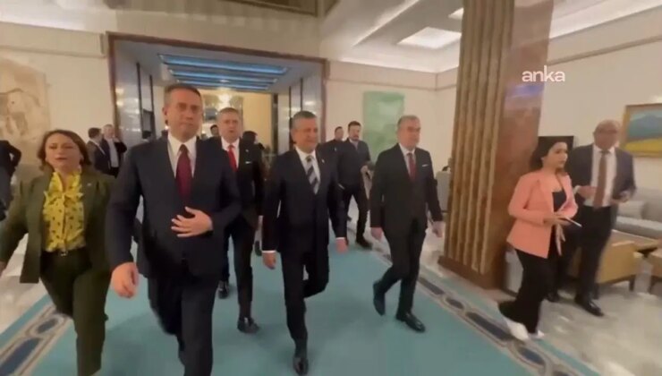 Özgür Özel ve Müsavat Dervişoğlu, emekli aylığı düzenlemesinin oylaması için TBMM Genel Kurulu’na geldi