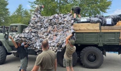 Rus askerlerinin yeni moloz yığını kamuflajı