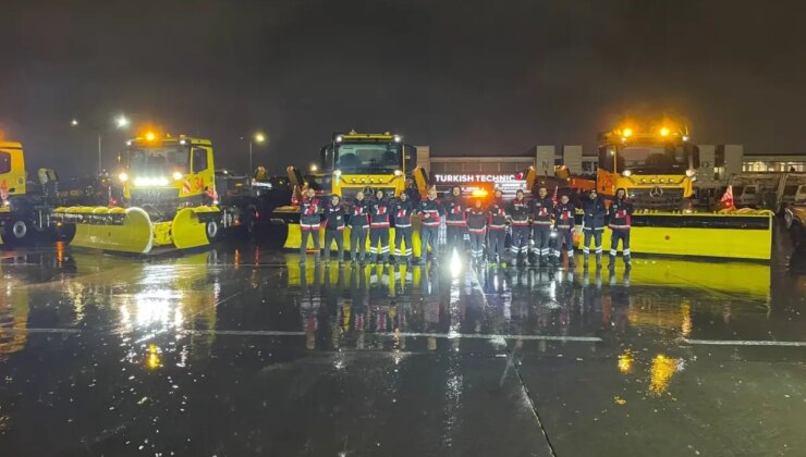 Sabiha Gökçen Havalimanı’nda kar yağışı tedbirleri