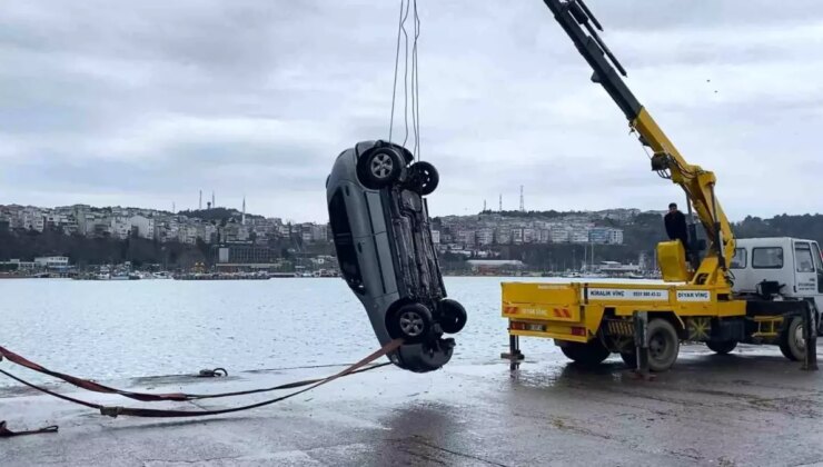 Şile Limanı’nda otomobil denize uçtu: Sürücü yaralı kurtarıldı