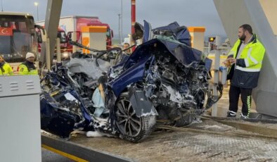 Silivri Kınalı gişelerinde 2 kişinin öldüğü kazanın otobüs içerisindeki görüntüsü ortaya çıktı