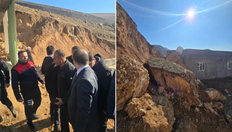 Şırnak’ta heyelan… 3 ev kullanılamaz hale geldi!