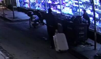 Şişli’deki dehşete ilişkin görüntüler ortaya çıktı: Cesedi valizde böyle taşımışlar