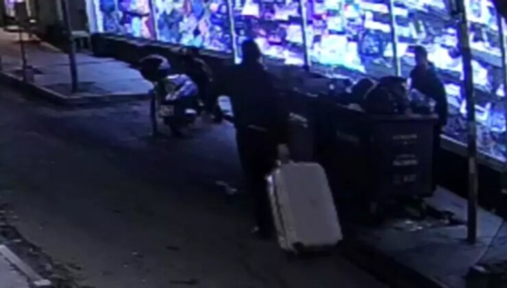Şişli’deki dehşete ilişkin görüntüler ortaya çıktı: Cesedi valizde böyle taşımışlar