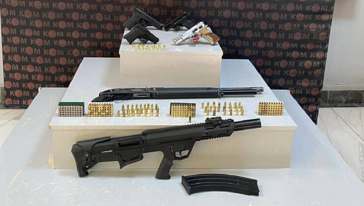 Sosyal medyadan silah paylaşımı yapanlara gözaltı!