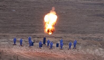 STM’nin sürü İHA’ları gerçek mühimmatla hedefi vurdu