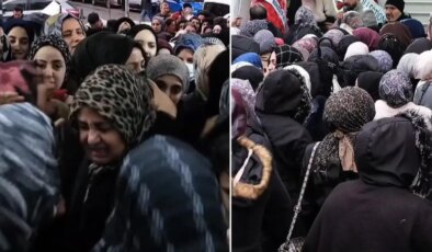 Sultangazi’de mağaza açılışında izdiham yaşandı