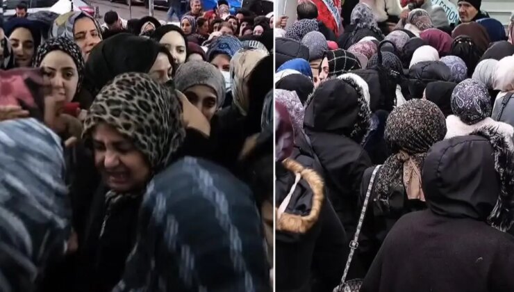 Sultangazi’de mağaza açılışında izdiham yaşandı