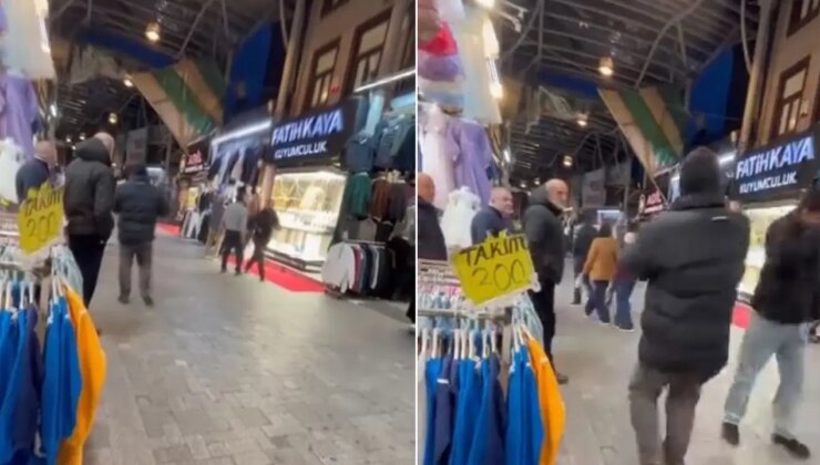 Tarihi Kapalı Çarşı’da çatılar uçtu!