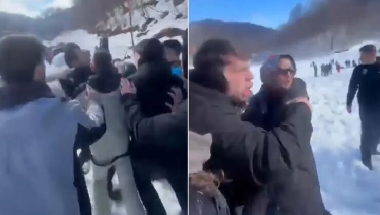 Tartışma kavgaya döndü: Baba, çocuklarının yanında darbedildi