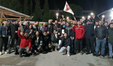 TİP Genel Başkanı Erkan Baş’tan, Migros işçilerinin direnişine ziyaret: ‘Patronun başka bir seçeneği yok’