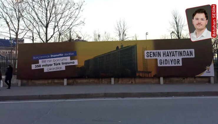 Toplumun büyük kesiminin ikna olmadığı söyleniyordu: İBB duruşması öncesi AKP’den adliye yanına dev afiş