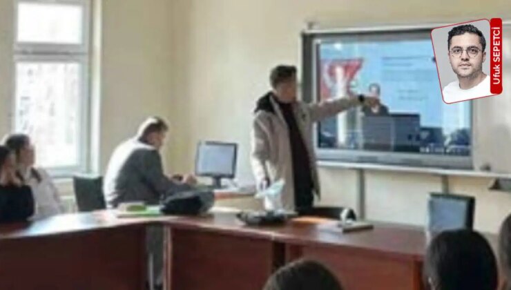 Trabzon’da bir devlet okulunda tanıtım yapıldı: Ülkü Ocakları okulda