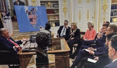 Trump; Kanada, Venezuela ve Grönland’ı içeren yeni bir ABD haritası paylaştı