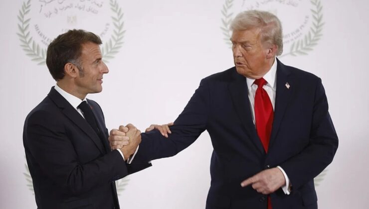 Trump, Macron’un kendisine attığı mesajları yayınladı