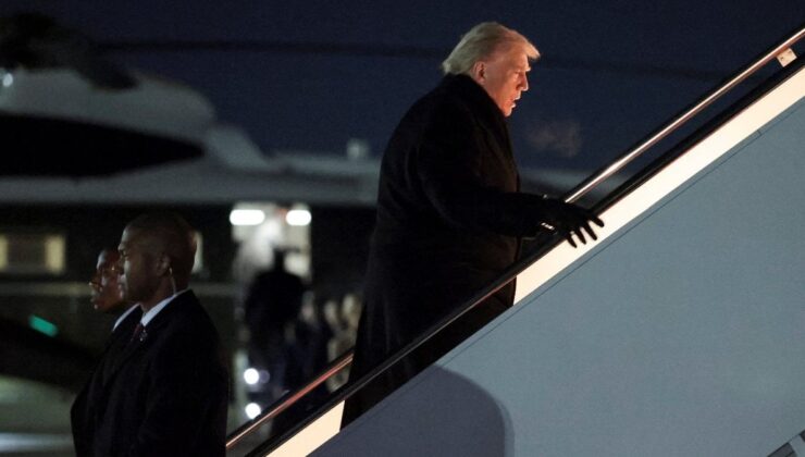 Trump’ın arızalanan uçağı havalandıktan kısa süre sonra Washington’a döndü