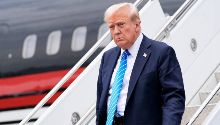 Trump’ın uçağında arıza paniği… Washington’a geri döndü!