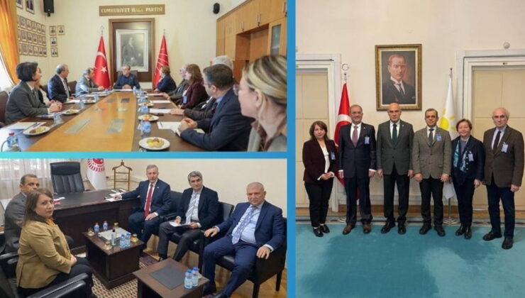 TTB heyeti, TBMM’deki grup başkanvekilleriyle görüştü