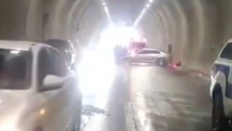 Tünelde can pazarı: Zincirleme kazada 1 ölü, 8 yaralı
